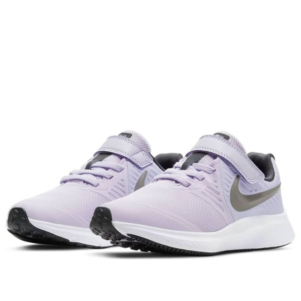 (PS) Nike Star Runner 2 'Violet Frost Metallic Pewter' AT1801-502 - Image 3