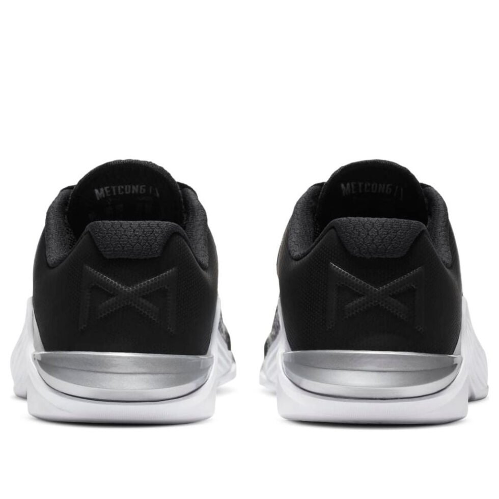 (WMNS) Nike Metcon 6 'Black Metallic Silver' AT3160-010 - Image 5