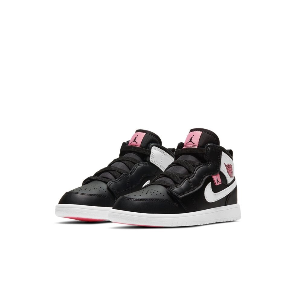 (PS) Air Jordan 1 Mid ALT 'Black White Arctic Punch' AT4612-061 - Image 3