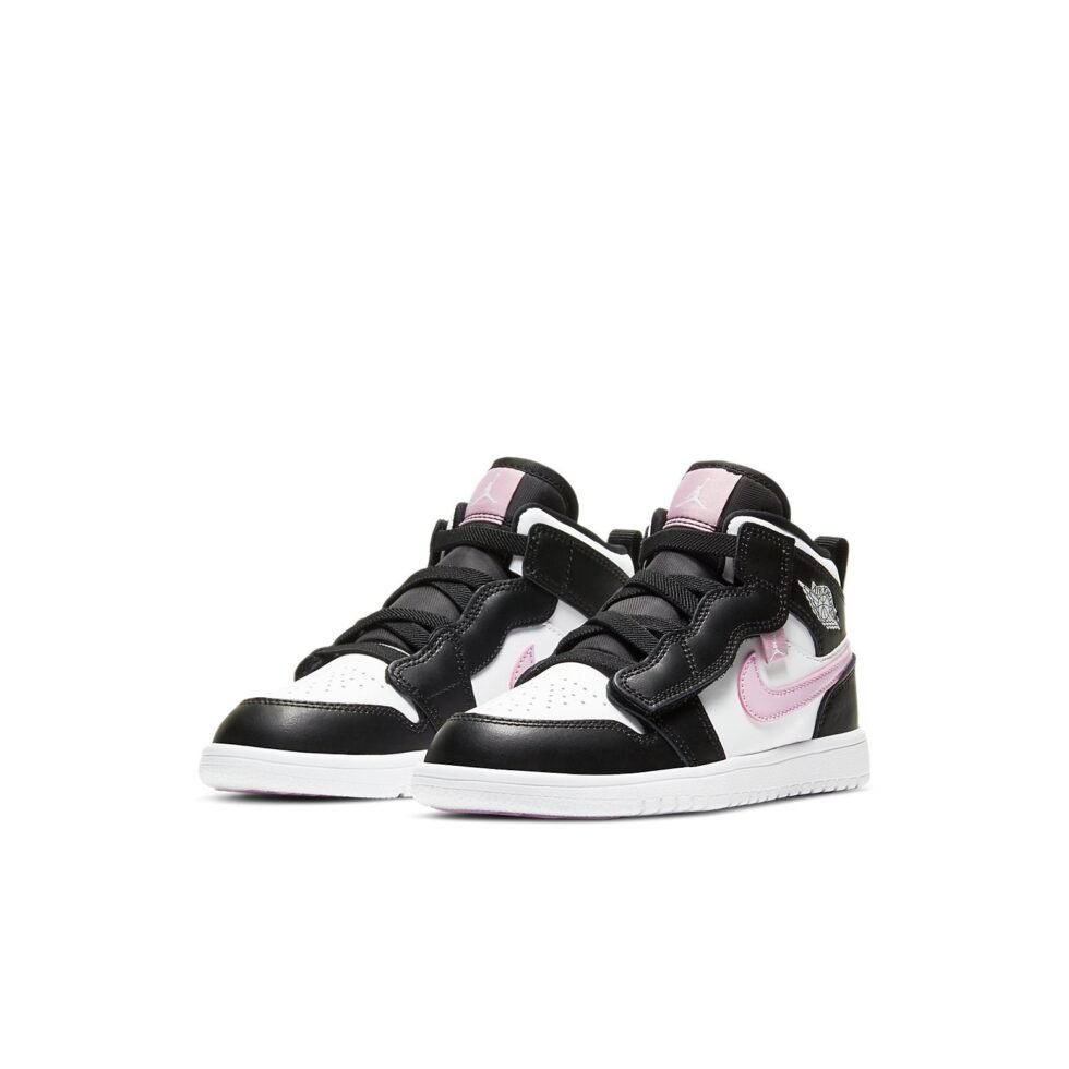(PS) Air Jordan 1 Mid ALT 'White Light Arctic Pink' AT4612-103 - Image 3