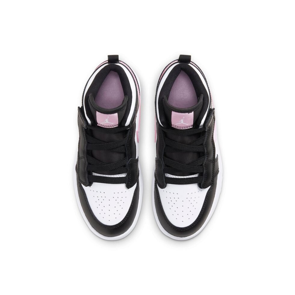 (PS) Air Jordan 1 Mid ALT 'White Light Arctic Pink' AT4612-103 - Image 4