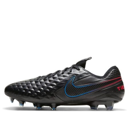 Nike Tiempo Legend 8 Elite FG 'Black Siren Red Photo Blue' AT5293-090