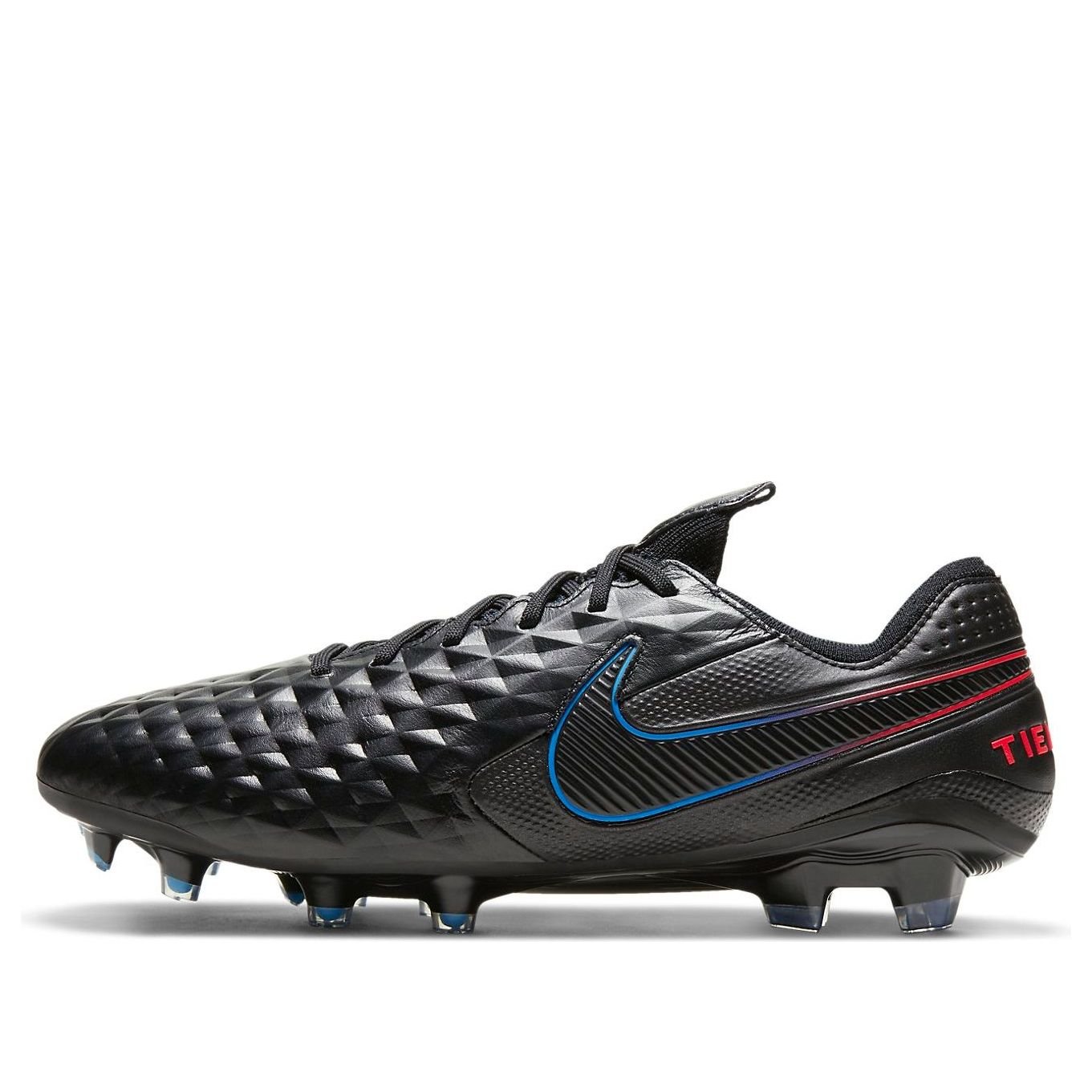 Nike Tiempo Legend 8 Elite FG 'Black Siren Red Photo Blue' AT5293-090