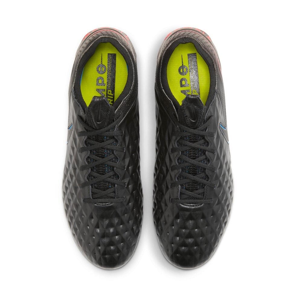 Nike Tiempo Legend 8 Elite FG 'Black Siren Red Photo Blue' AT5293-090 - Image 2