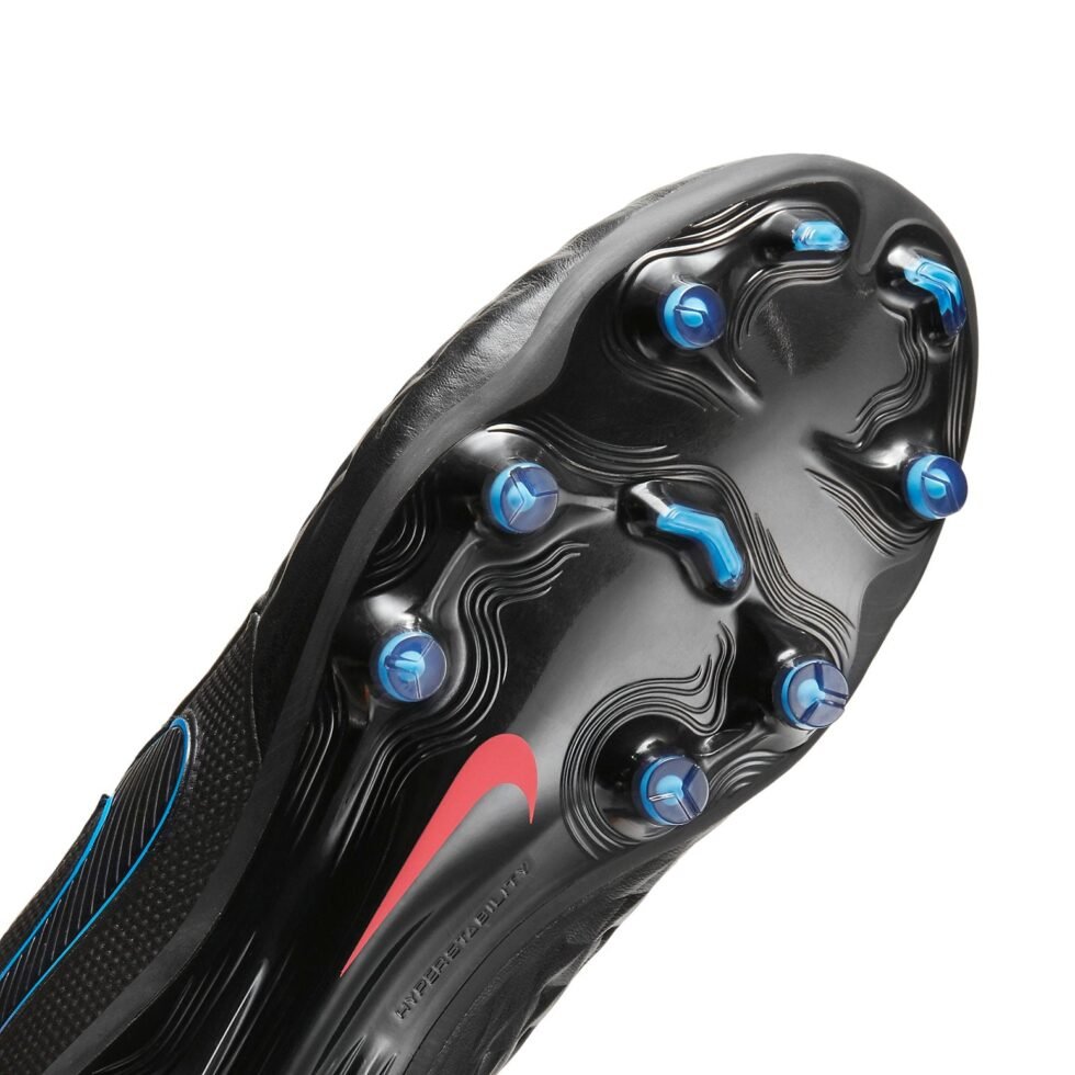 Nike Tiempo Legend 8 Elite FG 'Black Siren Red Photo Blue' AT5293-090 - Image 5