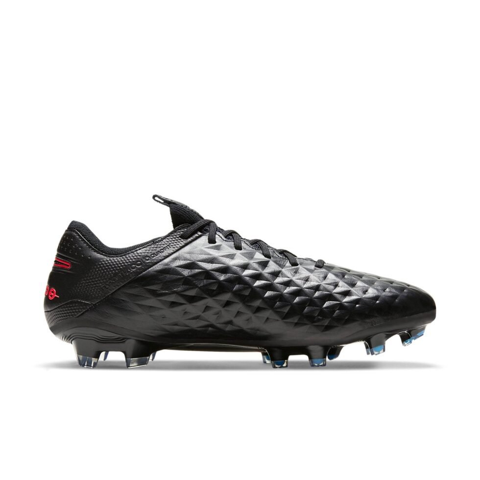 Nike Tiempo Legend 8 Elite FG 'Black Siren Red Photo Blue' AT5293-090 - Image 6
