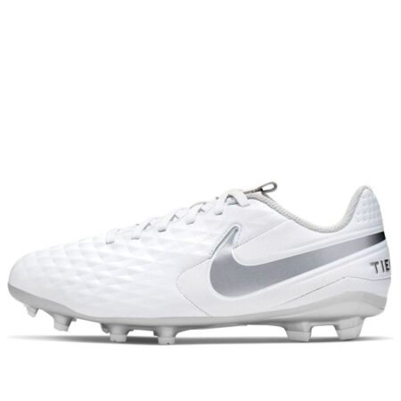 (GS) Nike JR Tiempo Legend 8 Academy FG 'White Silver' AT5732-100