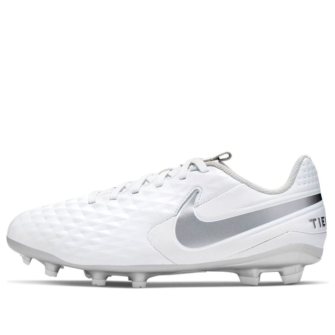 (GS) Nike JR Tiempo Legend 8 Academy FG 'White Silver' AT5732-100