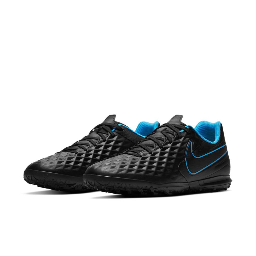 Nike Legend 8 Club TF Turf 'Black Light Blue' AT6109-090 - Image 3