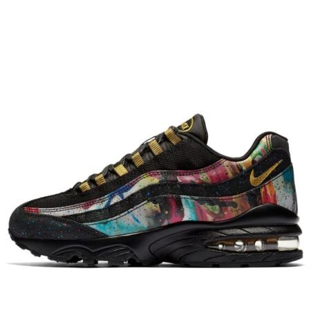 (GS) Nike Air Max 95 'Black Metallic Gold' AT6158-001