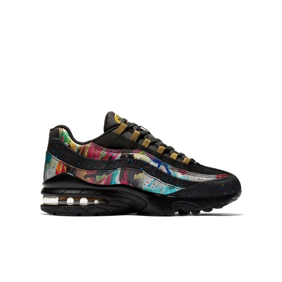 (GS) Nike Air Max 95 'Black Metallic Gold' AT6158-001 - Image 6