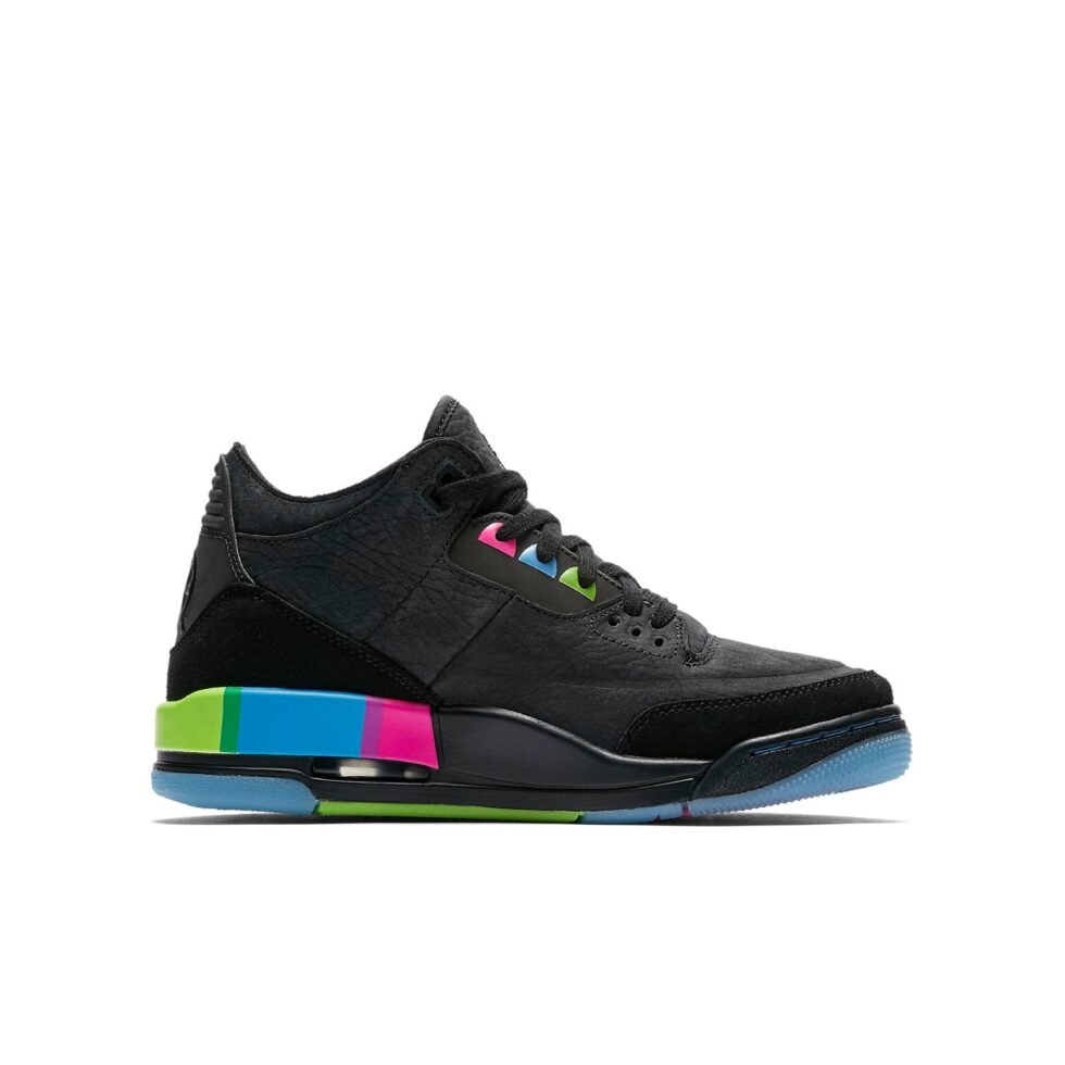 (GS) Air Jordan 3 Retro SE 'Quai 54' AT9194-001 - Image 2