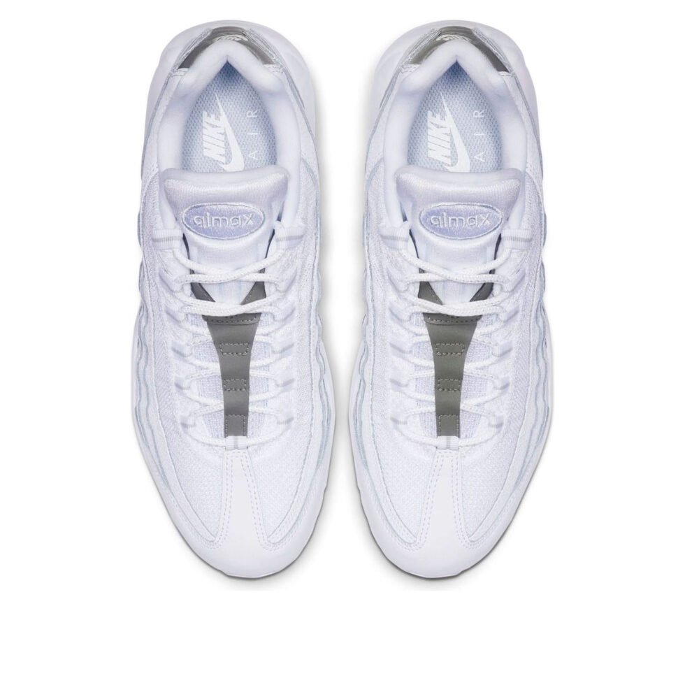 Nike Air Max 95 Essential 'White Silver' AT9865-100 - Image 4