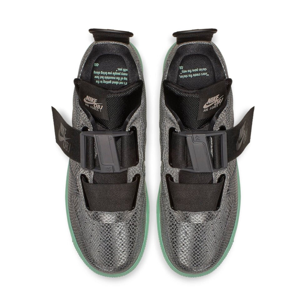 Nike x Odell Beckham Jr. Air Force 1 Utility 'Cool Grey' AV2040-001 - Image 4