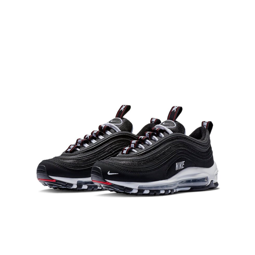 (GS) Nike Air Max 97 SE 'Black White' AV3180-001 - Image 2