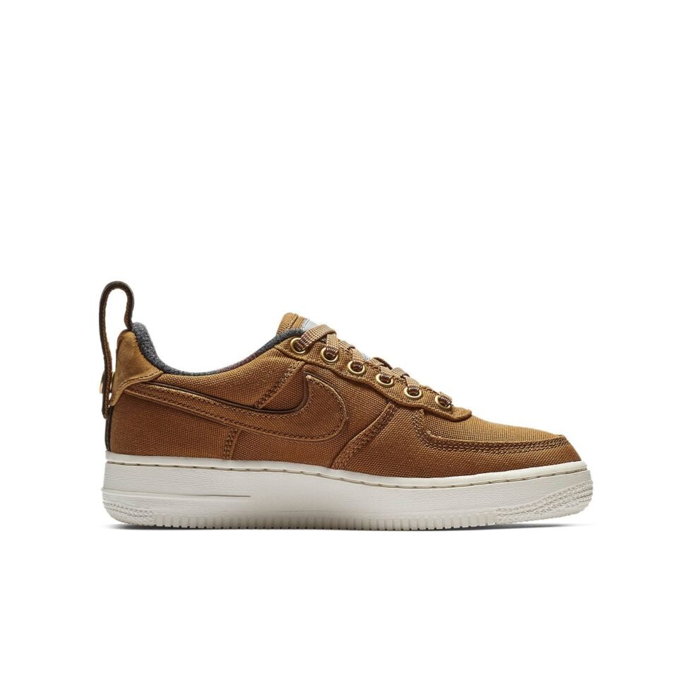 (GS) Nike x Carhartt WIP Air Force 1 Low 'Ale Brown' AV3524-200 - Image 2