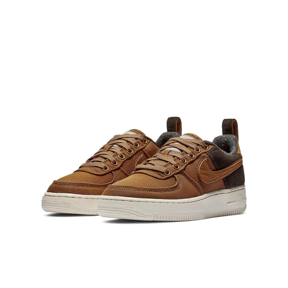 (GS) Nike x Carhartt WIP Air Force 1 Low 'Ale Brown' AV3524-200 - Image 3