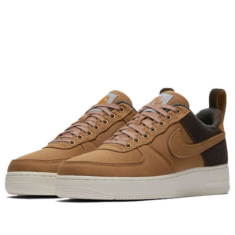Nike x Carhartt WIP Air Force 1 Low '07 Premium 'Ale Brown' AV4113-200 - Image 3