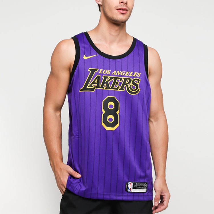 Nike NBA Jersey Kobe Bryant SW Fan Edition 18-19 Season City limited lakers No. 8 Purple AV4270-504 - Image 3