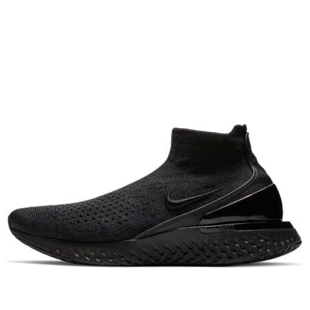 (WMNS) Nike Rise React Flyknit 'Black' AV5553-003