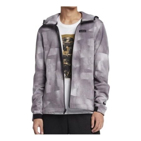 Nike Therma LeBron camouflage hooded jacket 'Light Grey' AV5897-092