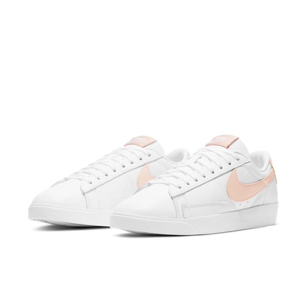 (WMNS) Nike Blazer Low LE Light Orange/White AV9370-118 - Image 3