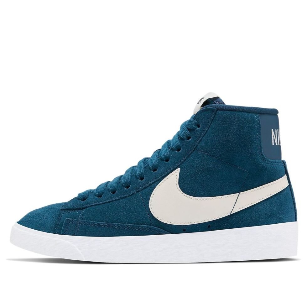 (WMNS) Nike Blazer Mid Vintage Suede 'Blue White' AV9376-403