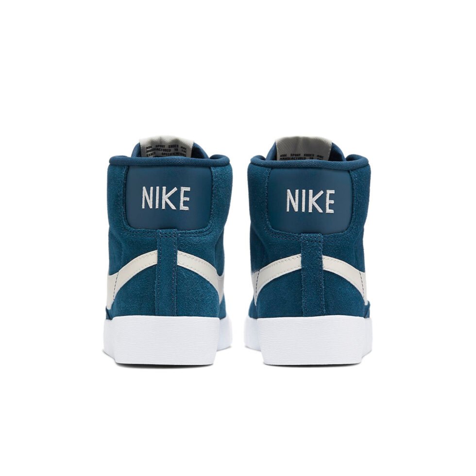 (WMNS) Nike Blazer Mid Vintage Suede 'Blue White' AV9376-403 - Image 5