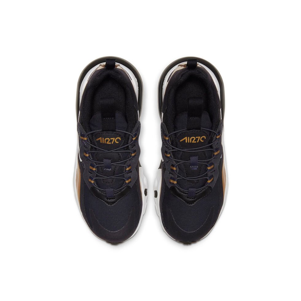 (PS) Nike Air Max 270 React 'Metallic Gold' BQ0102-005 - Image 3