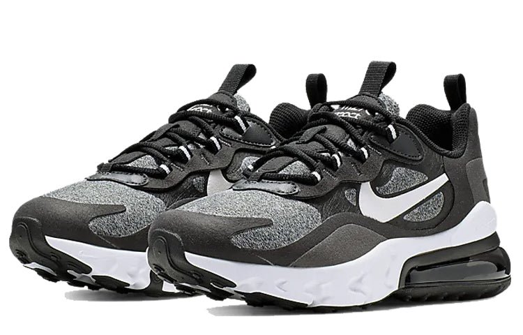 (GS) Nike Air Max 270 React 'React Black Vast Grey' BQ0103-003 - Image 3