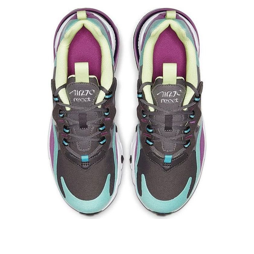 (GS) Nike Air Max 270 React 'Gunsmoke Aurora Violet' BQ0103-007 - Image 4