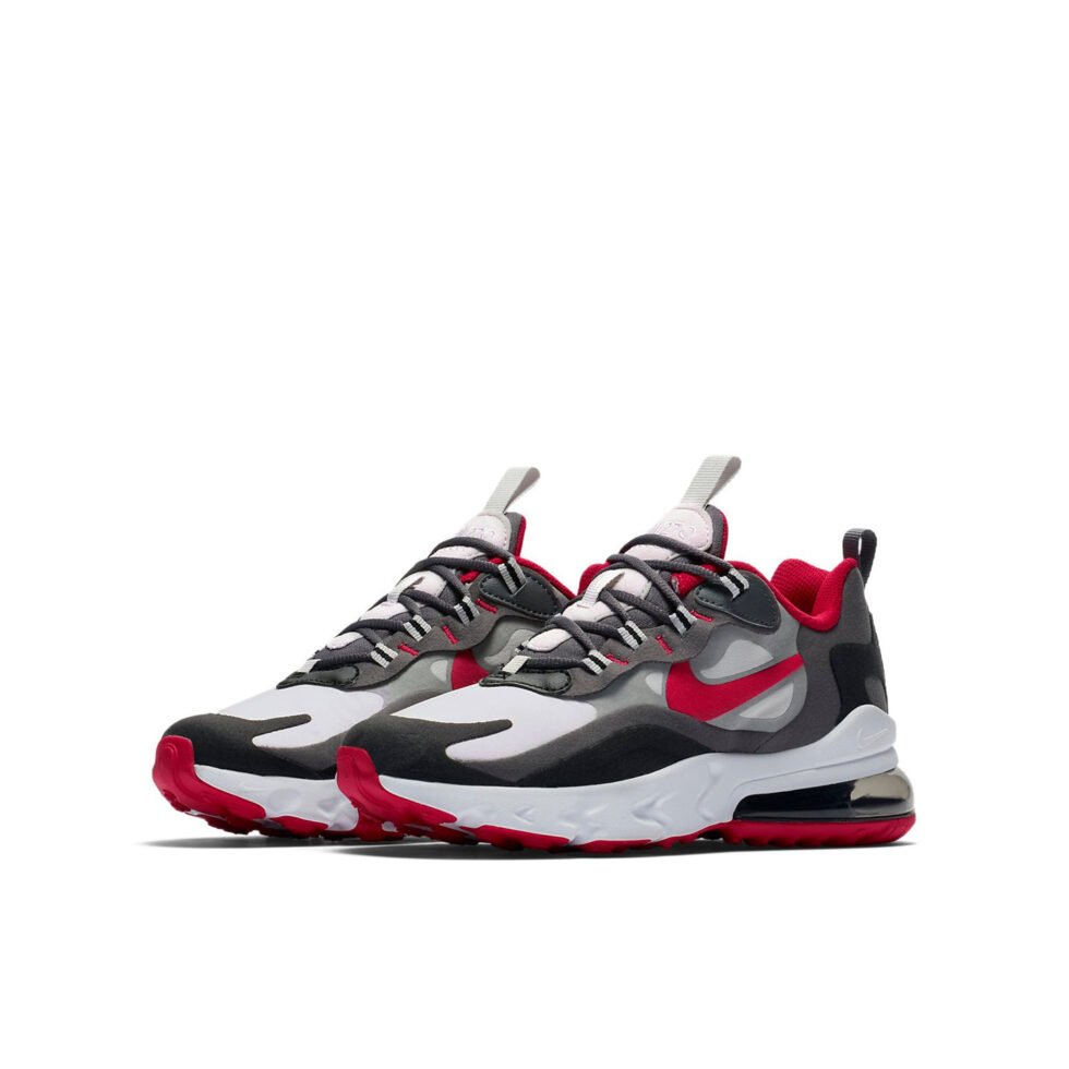 (GS) Nike Air Max 270 React 'University Red Iron Grey' BQ0103-013 - Image 3