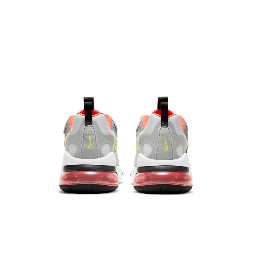 (GS) Nike Air Max 270 React 'Smoke Grey High Voltage' BQ0103-023 - Image 5
