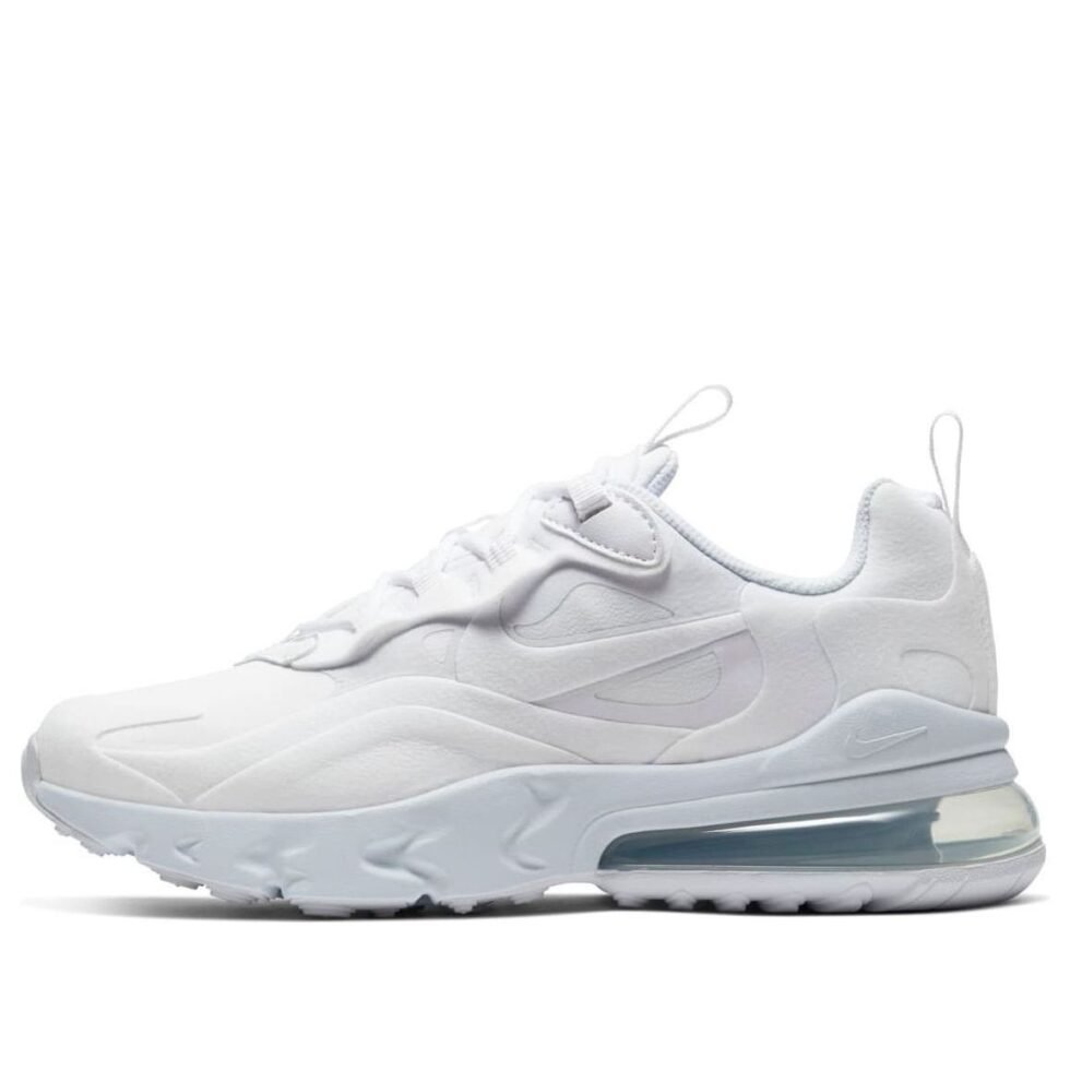 (GS) Nike Air Max 270 React 'Triple White' BQ0103-100