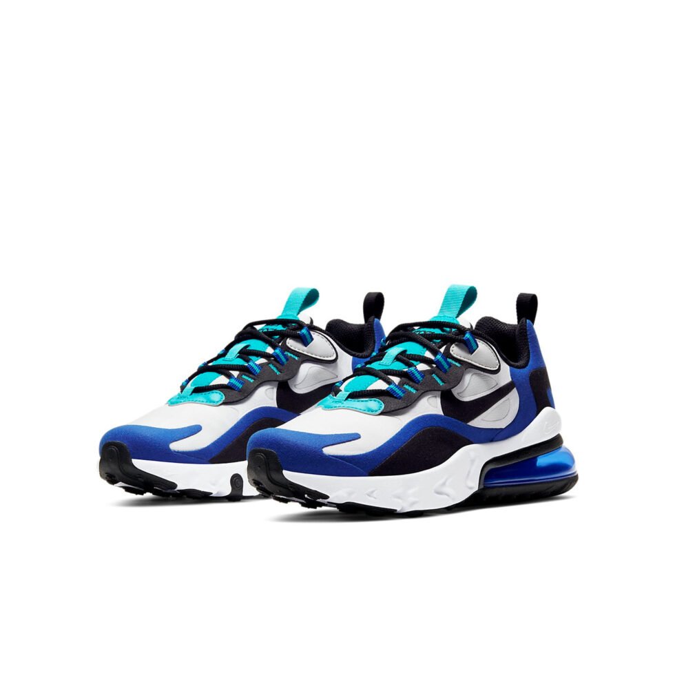 (GS) Nike Air Max 270 React 'Oracle Aqua Blue' BQ0103-105 - Image 3
