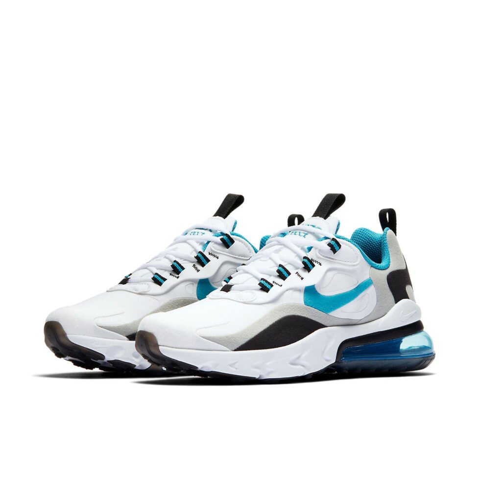 (GS) Nike Air Max 270 React 'White Laser Blue' BQ0103-106 - Image 3