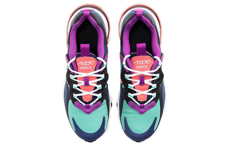 (GS) Nike Air Max 270 React 'Kinetic Green Blue Ember' BQ0103-402 - Image 4