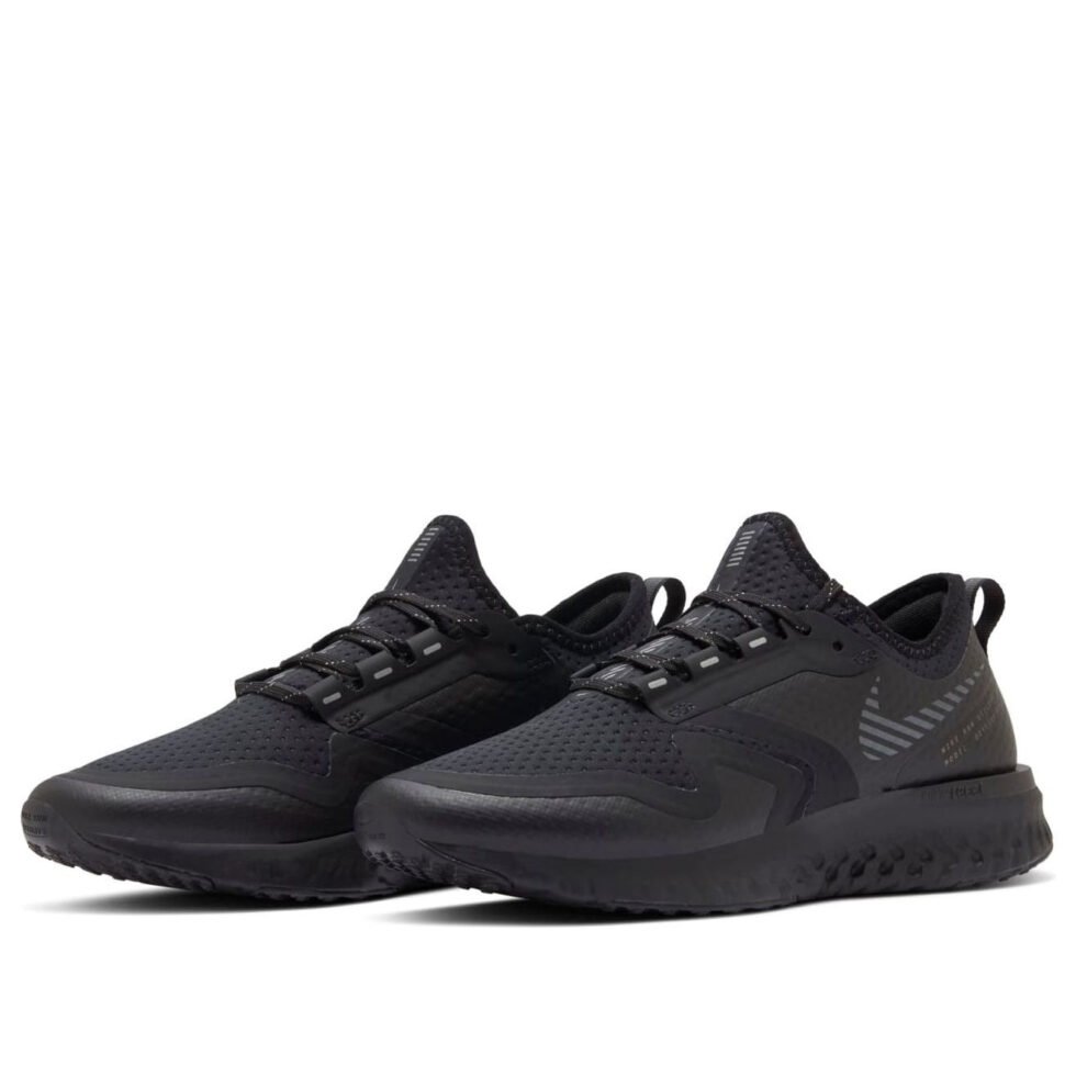 (WMNS) Nike Odyssey React 2 Shield 'Black Metallic Silver' BQ1672-001 - Image 3