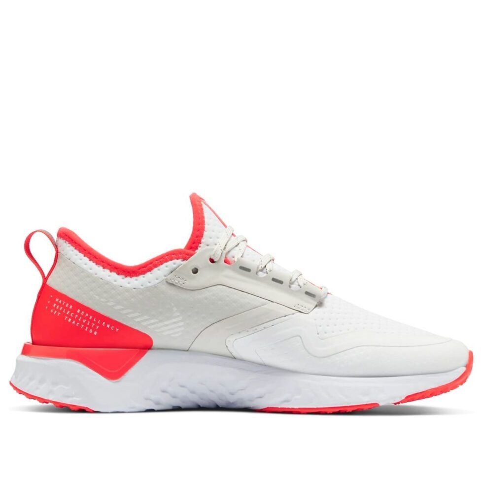 (WMNS) Nike Odyssey React 2 Shield 'White Laser Crimson' BQ1672-100 - Image 2