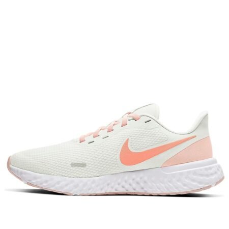 (WMNS) Nike Revolution 5 'White Orange Pearl' BQ3207-109