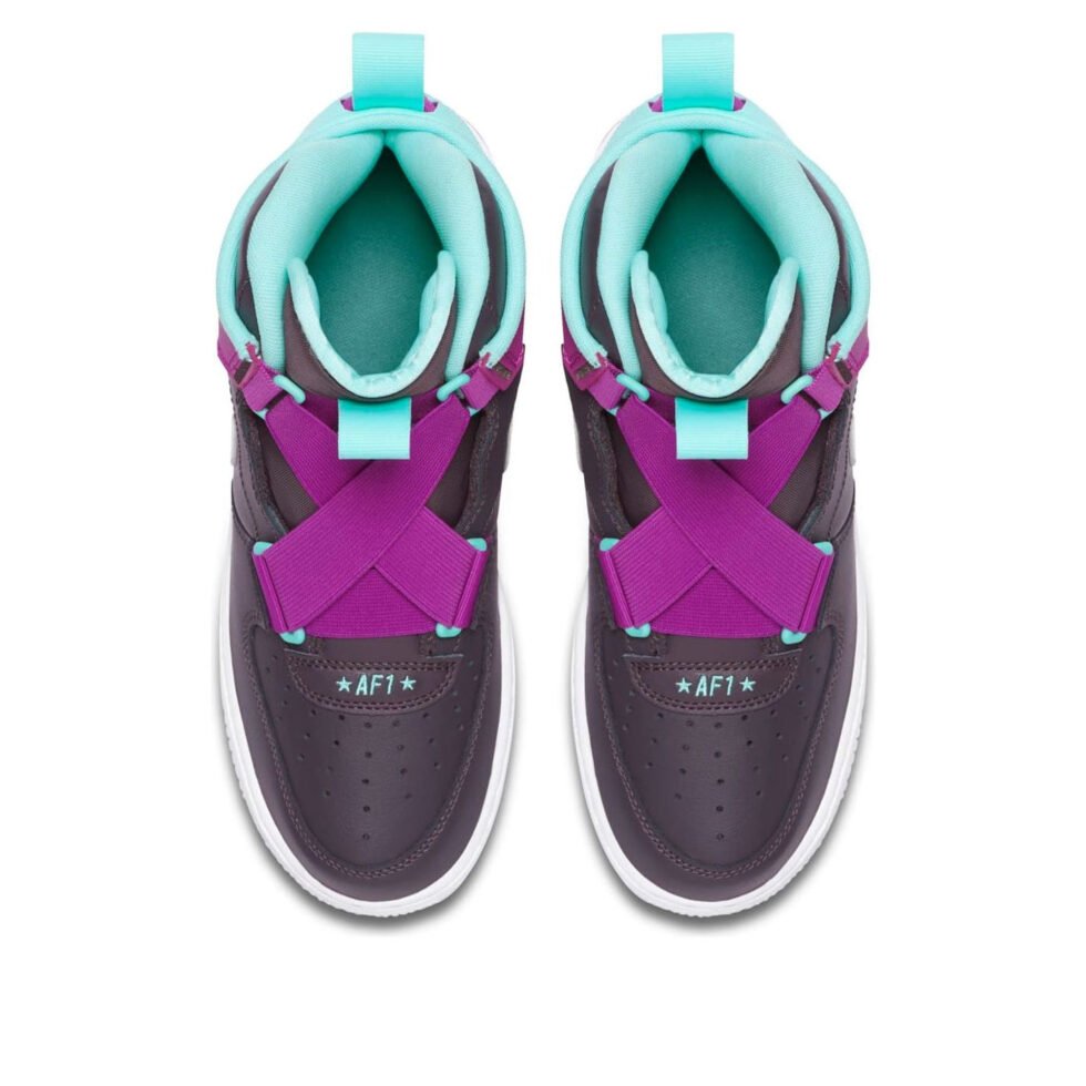 (GS) Nike Air Force 1 Highness 'Thunder Grey Hyper Violet' BQ3598-002 - Image 4