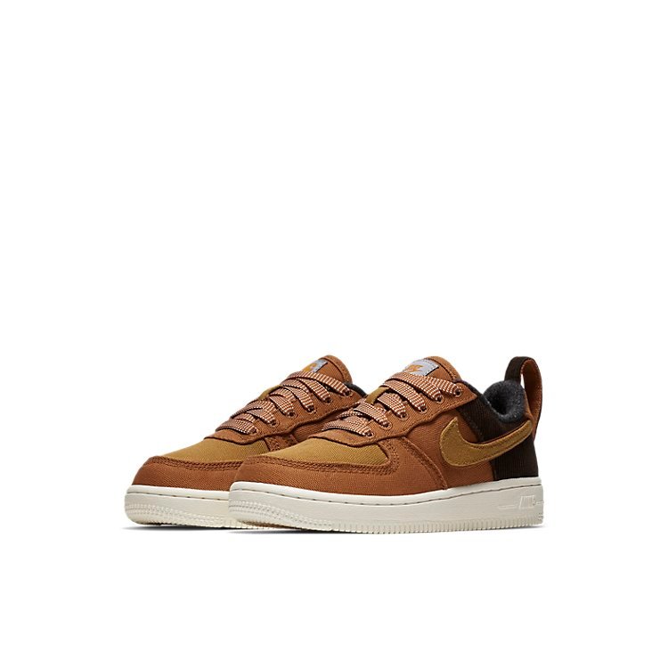 (PS) Nike Carhartt WIP x Force 1 Low Premium 'Ale Brown' BQ3762-200 - Image 6