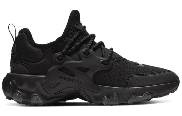 (GS) Nike React Presto 'Triple Black' BQ4002-005 - Image 2