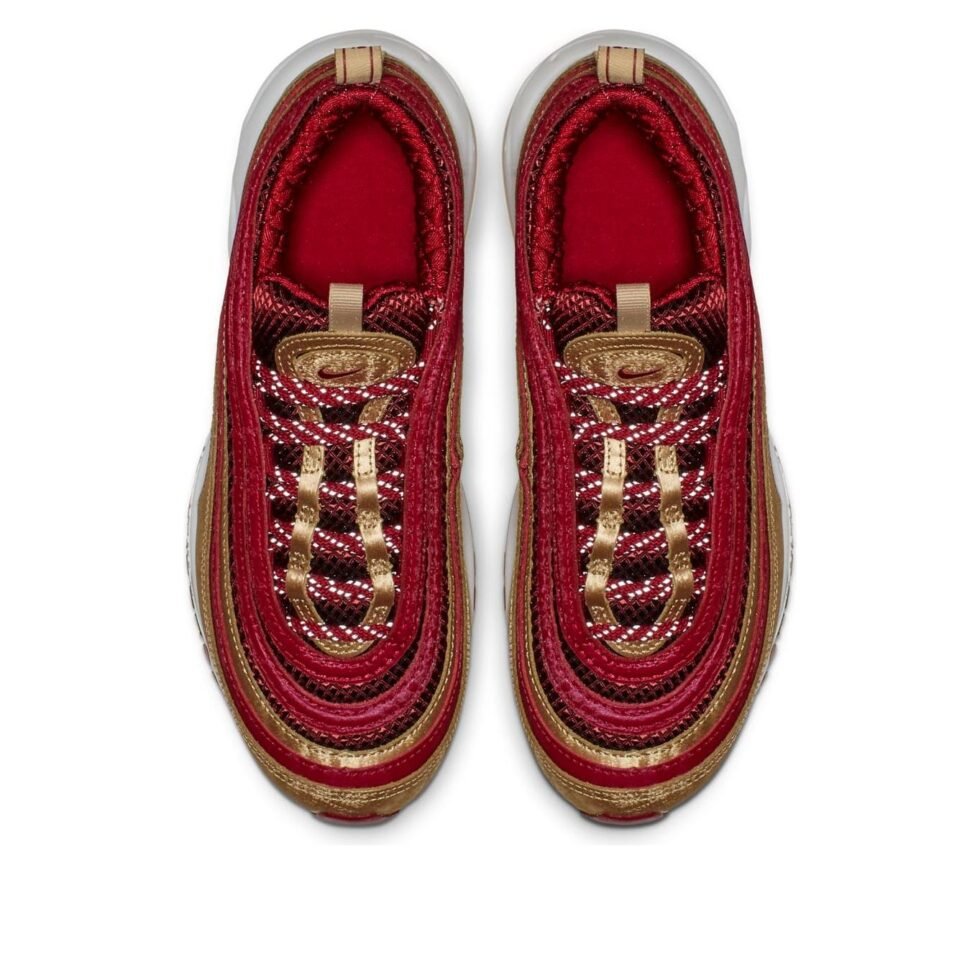 (GS) Nike Air Max 97 QS 'Noble Red' BQ4429-600 - Image 4
