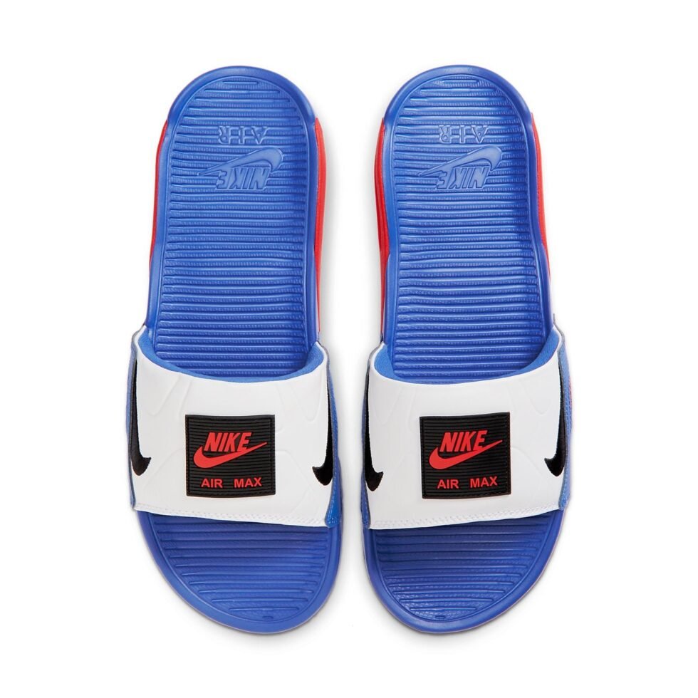 Nike Air Max 90 Slide 'Game Royal Red' BQ4635-400 - Image 3
