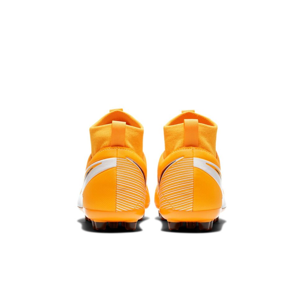 (GS) Nike Jr Mercurial Superfly 7 Academy AG Artificial Grass 'Black Yellow' BQ5405-801 - Image 3