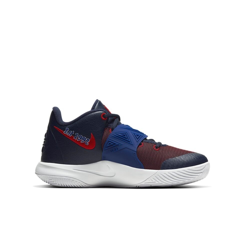 (GS) Nike Kyrie Flytrap 3 'Obsidian Gym Red' BQ5620-400 - Image 2