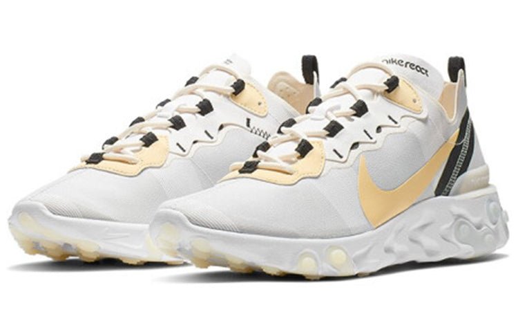 Nike React Element 55 'Soft Yellow' BQ6166-101 - Image 3