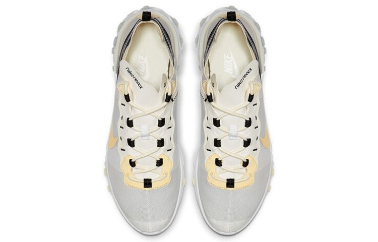 Nike React Element 55 'Soft Yellow' BQ6166-101 - Image 4