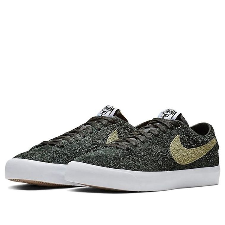 Nike x Stussy SB Blazer Low 'Palm Green' BQ6449-001 - Image 2